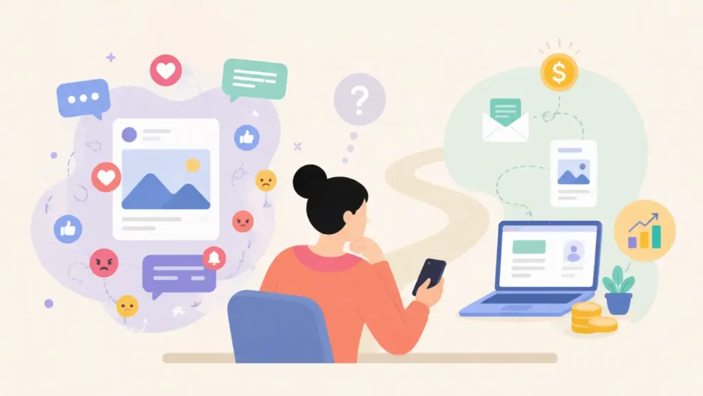 Facebook a zarabianie online - Obrazek dekoracyjny